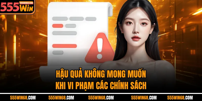 Hậu quả không mong muốn khi vi phạm các chính sách